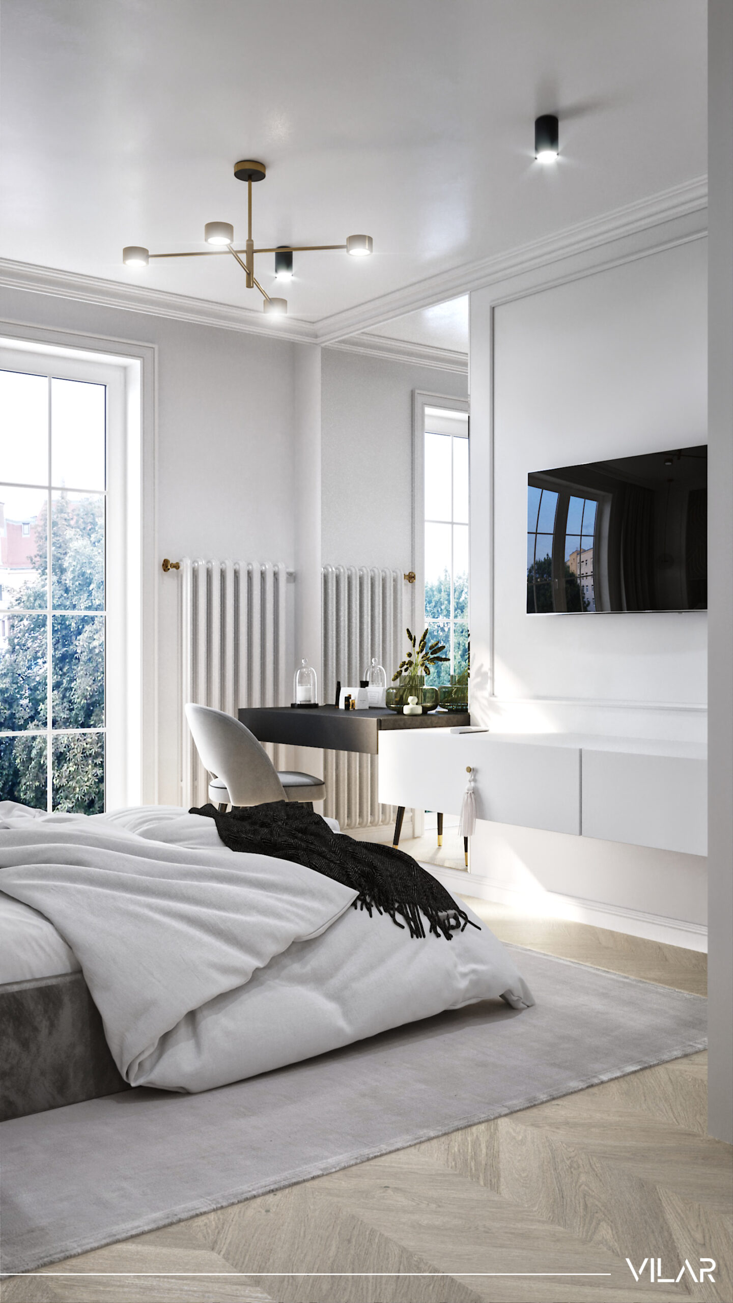 projektant-wnetrz-warszawa-sypialnia-z-biurkiem-toaletka