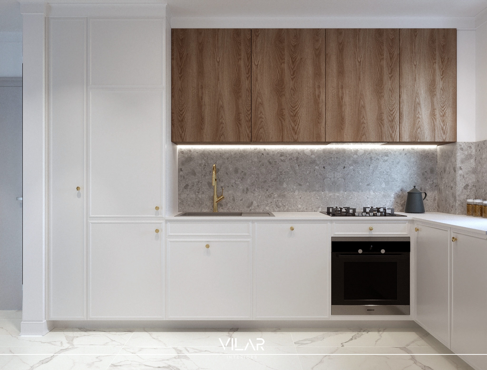 kuchnia-z-bialymi-frontami-dolnymi-i-drewnianymi-szafkami-gornymi