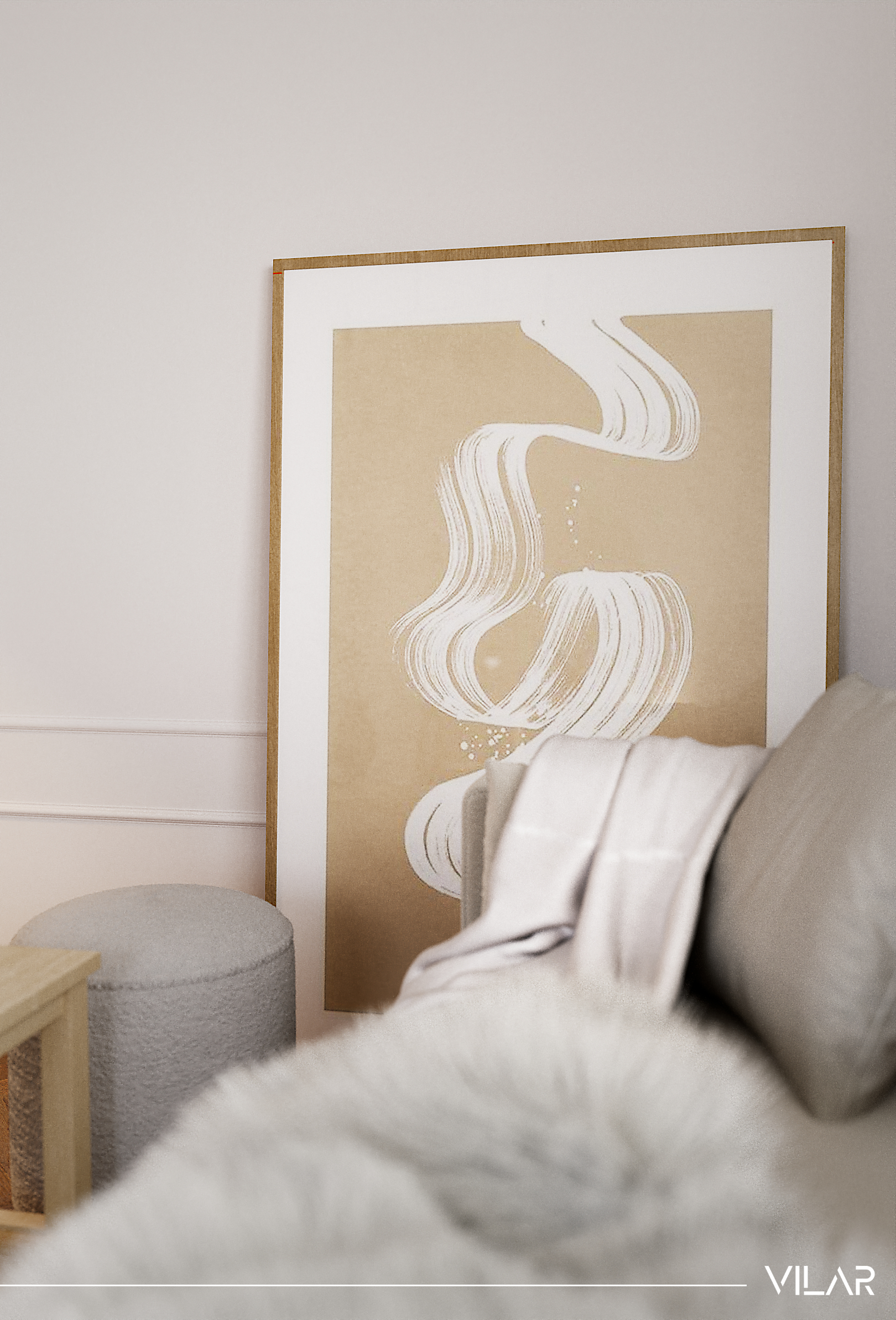 bezowy-obraz-na-bialej-scianie